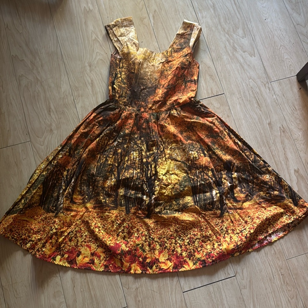 Fall Scene Dress - XS